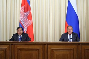 Из ответов на вопросы СМИ Министра иностранных дел России С.В.Лаврова в ходе совместной пресс-конференции по итогам переговоров со Старшим министром, Министром иностранных дел и международного сотрудничества Королевства Камбоджа П.Сокхоном Из ответов на вопросы СМИ Министра иностранных дел России С.В.Лаврова в ходе совместной пресс-конференции по итогам переговоров со Старшим министром, Министром иностранных дел и международного сотрудничества Королевства Камбоджа П.Сокхоном
